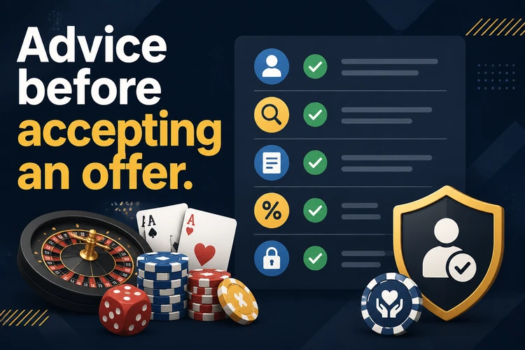 Advice before accepting an offer